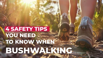 Bushwalking safety article header