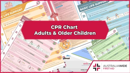 CPR Chart - Adults & Older Children (cover)