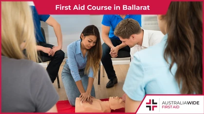 Our first aid courses in Ballarat are innovative, inexpensive, and nationally accredited. Upon completing our first aid courses in Ballarat, you will have the knowledge and skills to manage a variety of medical emergencies. 
