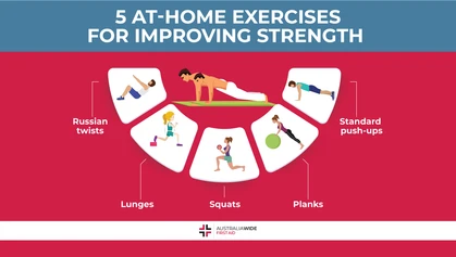 Many people presume that aerobic exercise is the best type of activity to keep you healthy. However, strength training also plays an important role in cardiovascular and musculoskeletal health. Continue reading for the best exercises to keep you strong. 