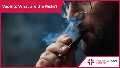 Vaping or electronic cigarettes contain many harmful chemicals that may increase your risk of various diseases. 