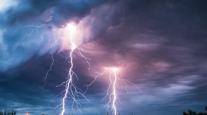 Every 3 seconds after a lightning flash until the sound of thunder represents a kilometre's distance from you.